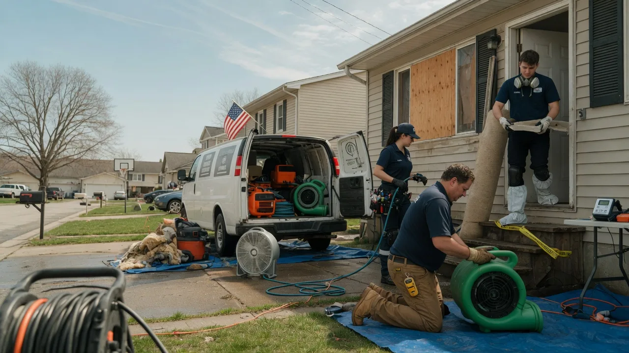 Water Damage Restoration in Columbia, IA near me